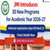 JMI Introduces 30 New Programs for Academic Year 2026-27; Admission Applications Open till March 25 @jmi.ac.in